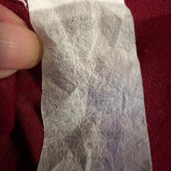 Exclusive One-Red/Maroonish 3/4" sleeve-Sparkle "Merry"-Size XL-Holiday-Cheers - Picture 4 of 8